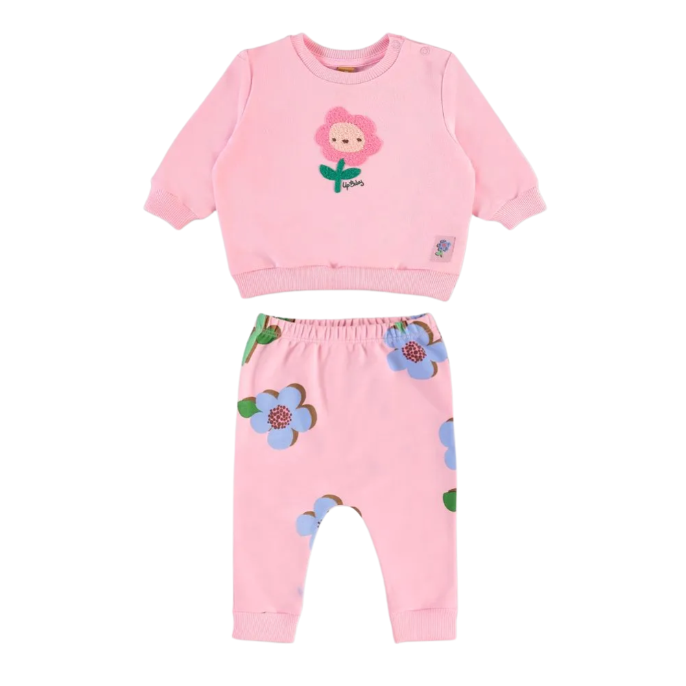 Up Baby | Conjunto de Pantalón y Sudadera para Niña Bebé