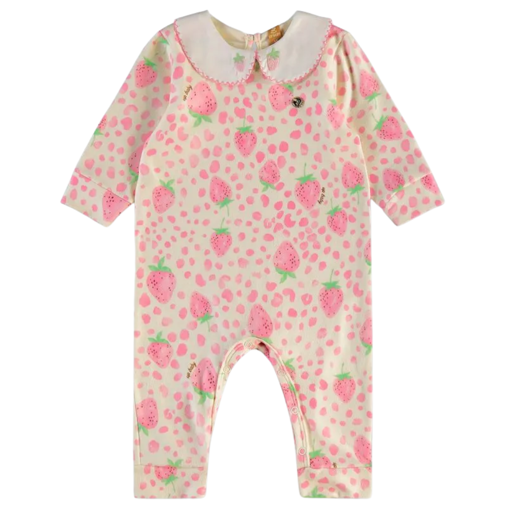 Up Baby | Body con Estampado de Fresa para Niña Bebé