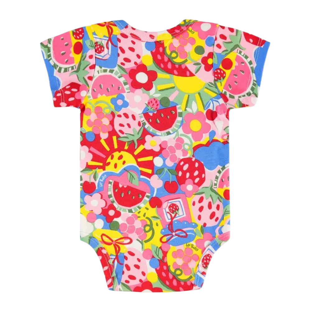 Up Baby | Body Multicolor Manga Corta para Bebé