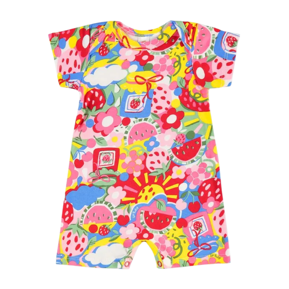 Up Baby | Enterizo Estampado Mangas Cortas para Bebé