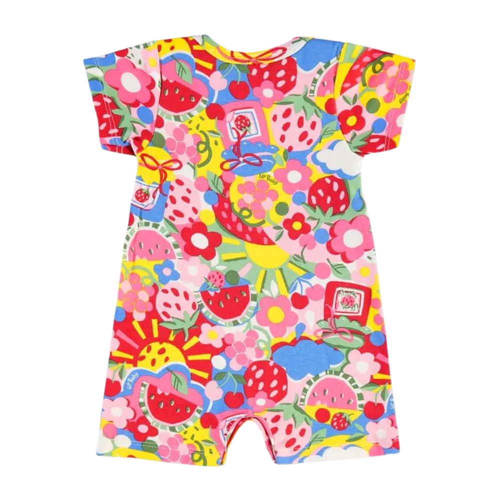 Up Baby | Enterizo Estampado Mangas Cortas para Bebé