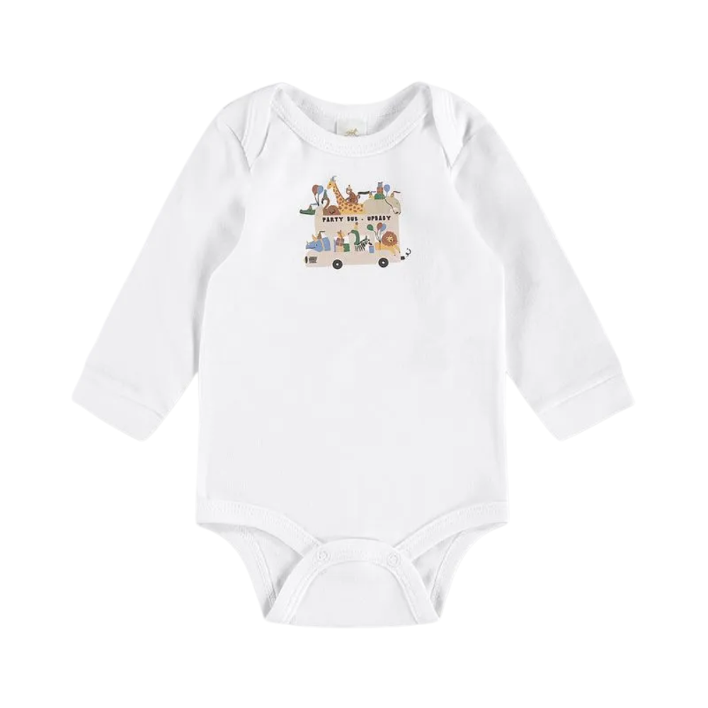 Up Baby | Body de Gamuza con Estampado