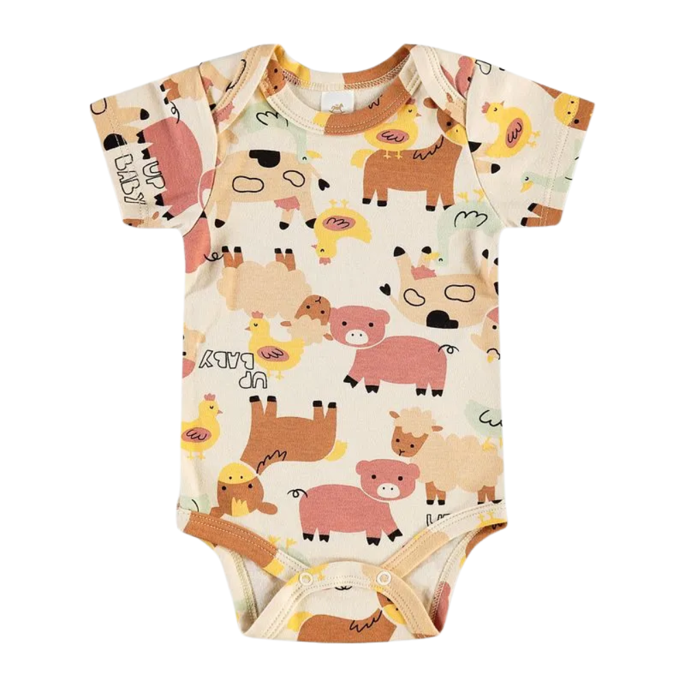 Up Baby | Body en Gamuza con Estampados para Bebé