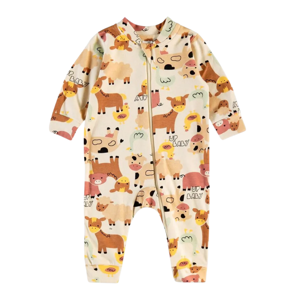 Up Baby | Body Estampado con cremallera Delantera