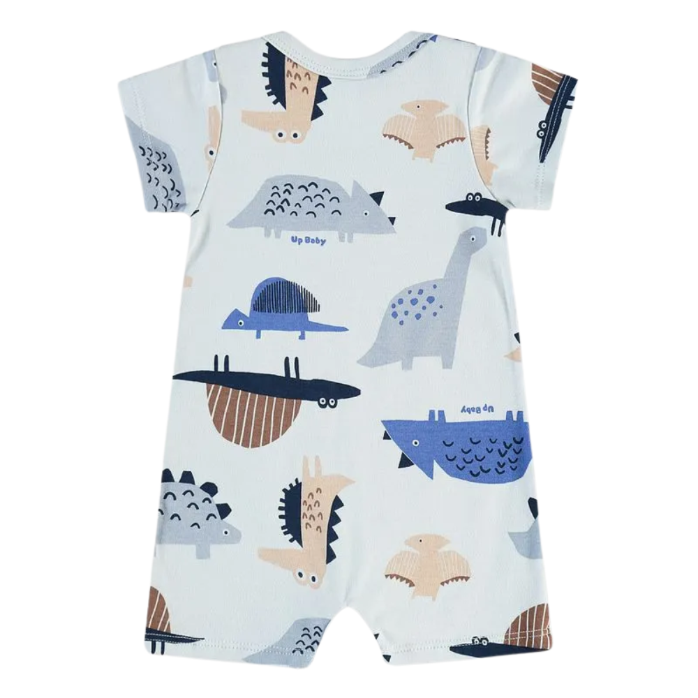 Up Baby | Pelele de Gamuza Estampada para Bebé