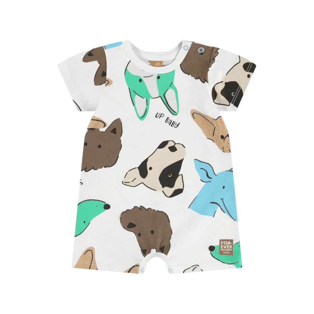 Up Baby | Enterizo con Estampado de Perros para Niño