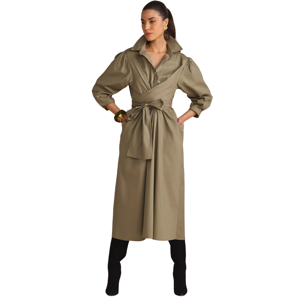 Linzzi | Camisa Chemise en Tricolina con Elastano para Dama