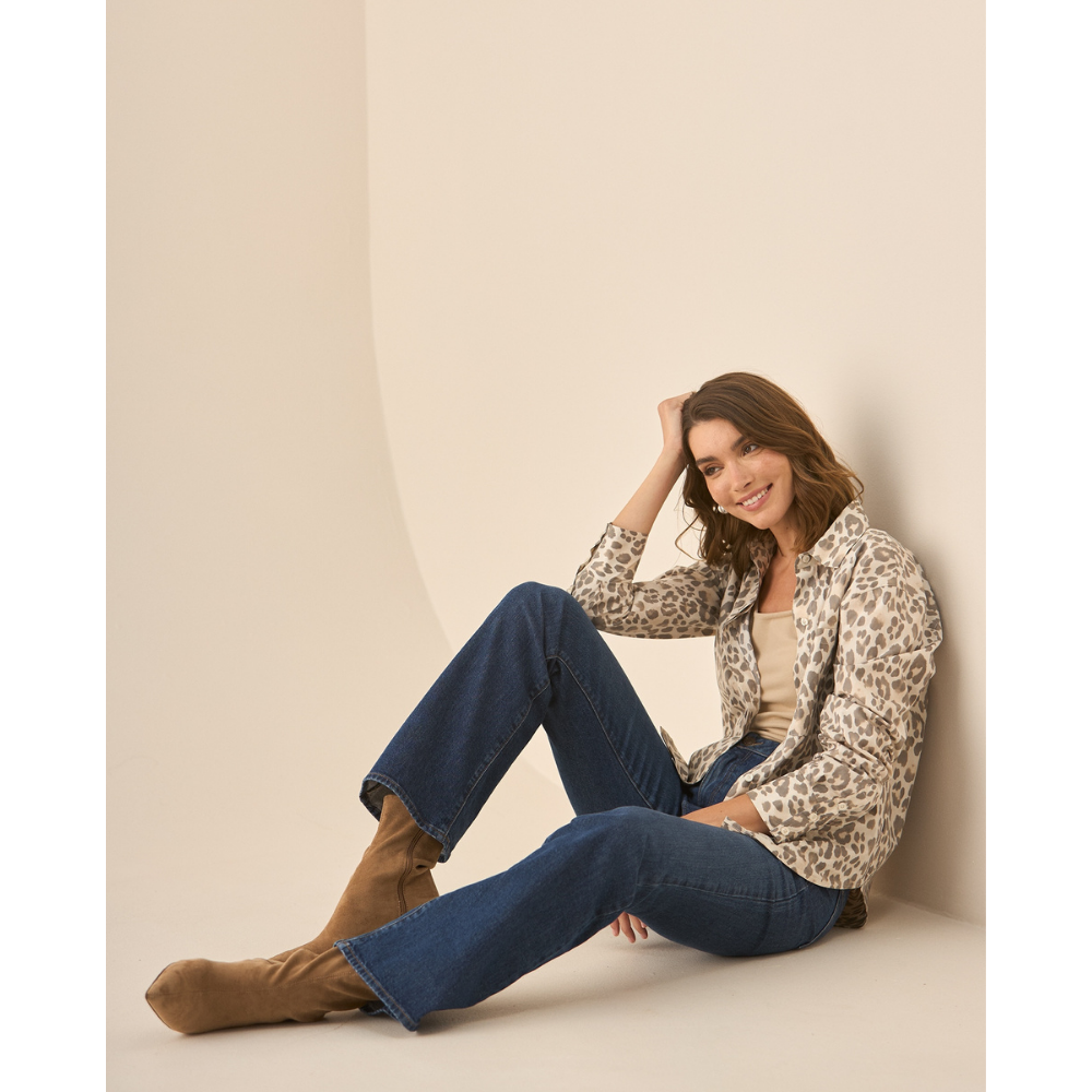 Esprit | Jean Boot Cut Tono Medio Oscuro Para Mujer