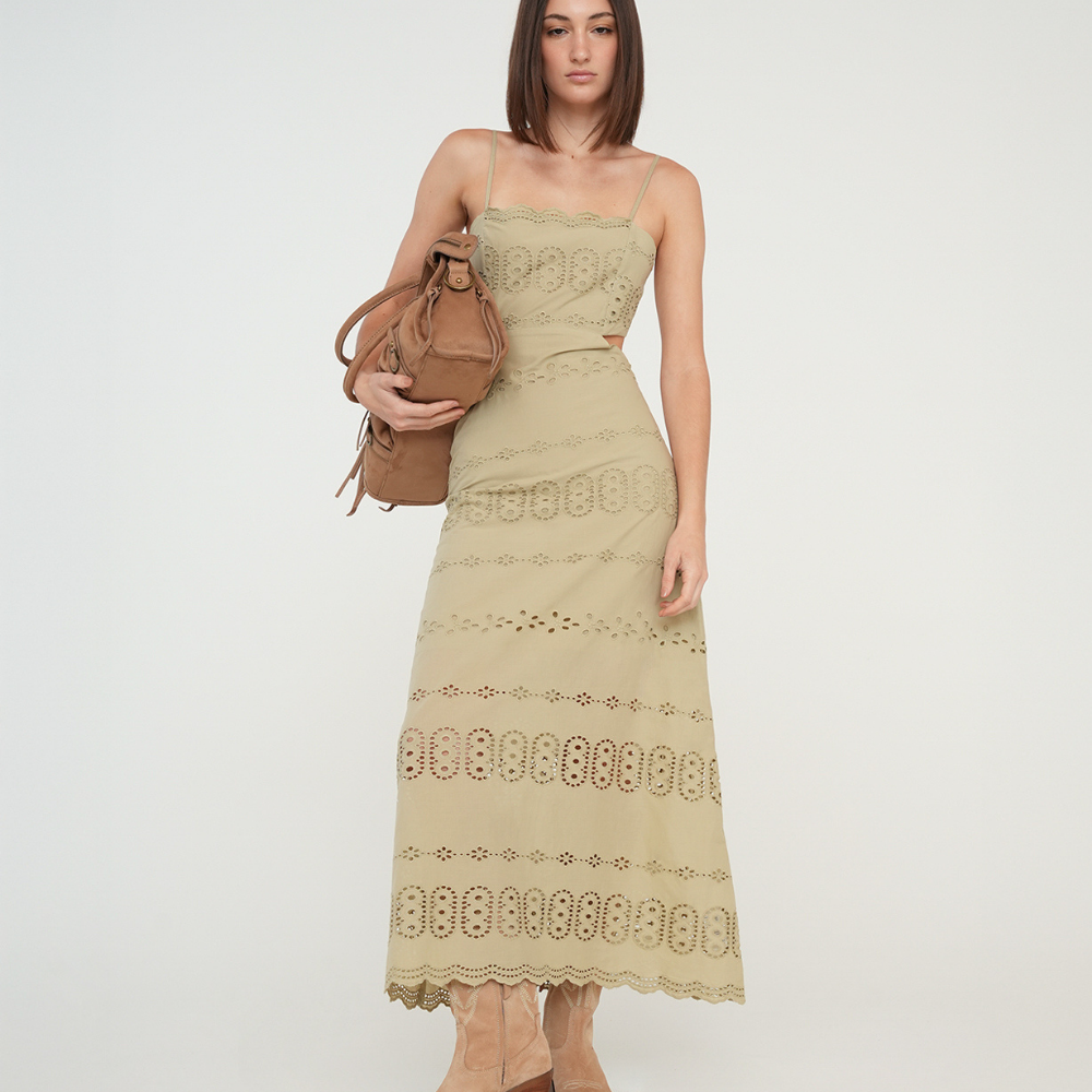Naf Naf | Vestido Con Escote En Cintura