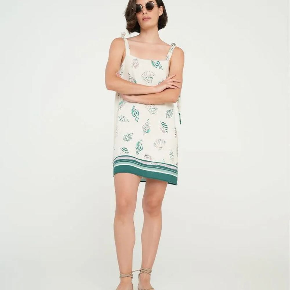 Naf Naf | Vestido Corto Estampado Para El Verano