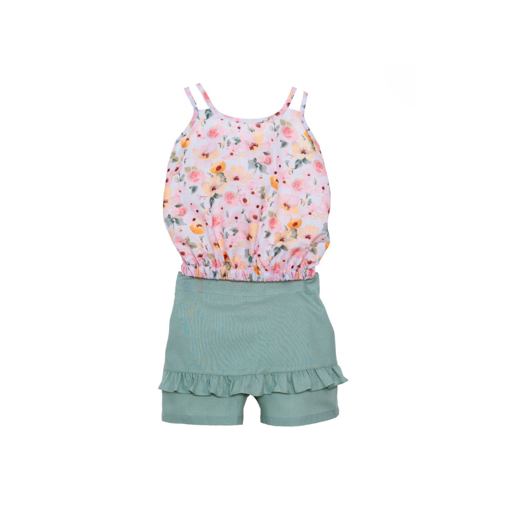 Cherinne | Conjunto Short Para Niña