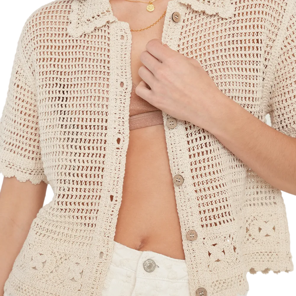 Naf Naf | Camiseta Tejida Con Botones