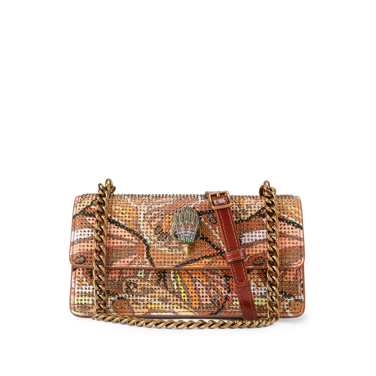 Kurt Geiger | Bolso Crossbody Shoreditch de Tweed Multicolor
