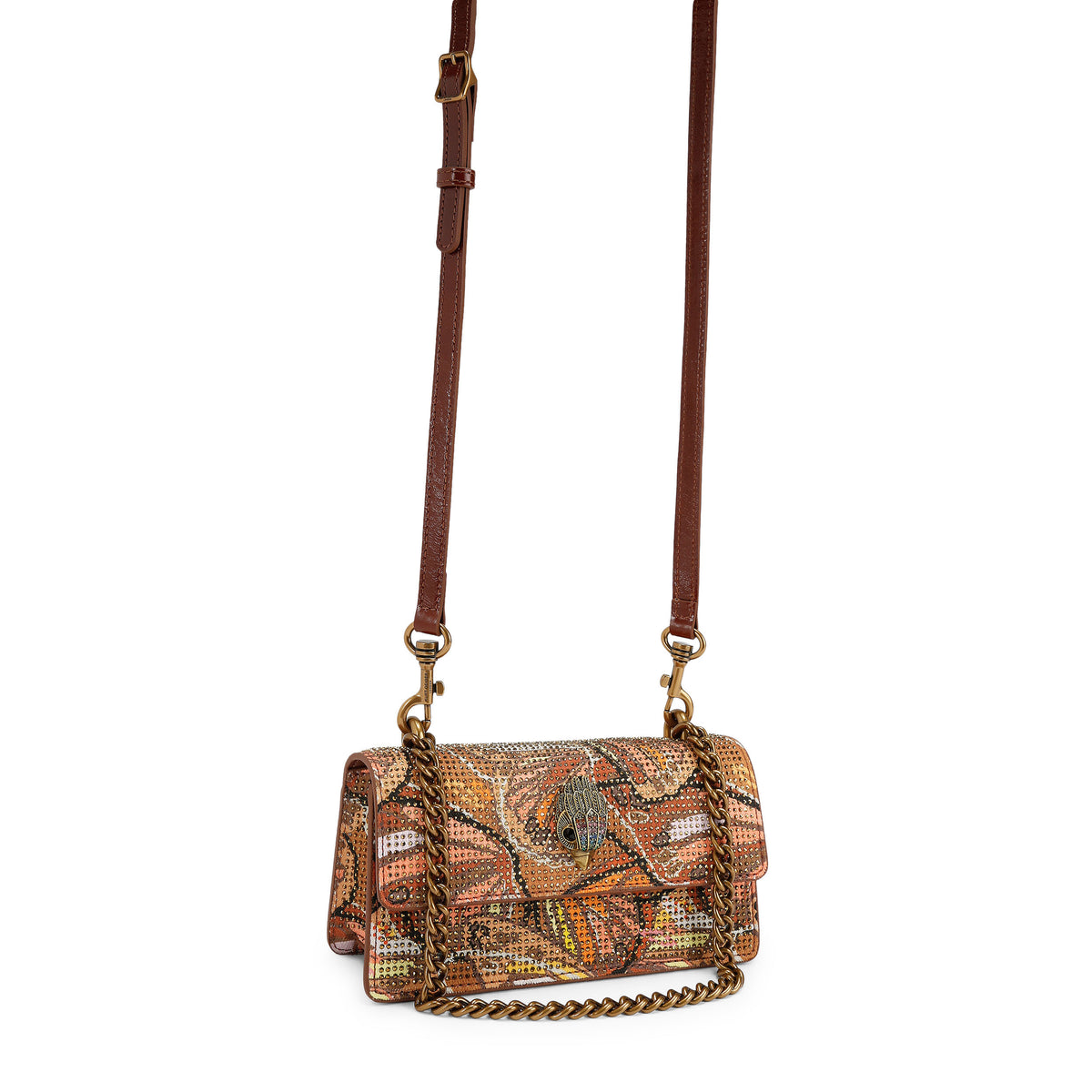 Kurt Geiger | Bolso Crossbody Shoreditch de Tweed Multicolor