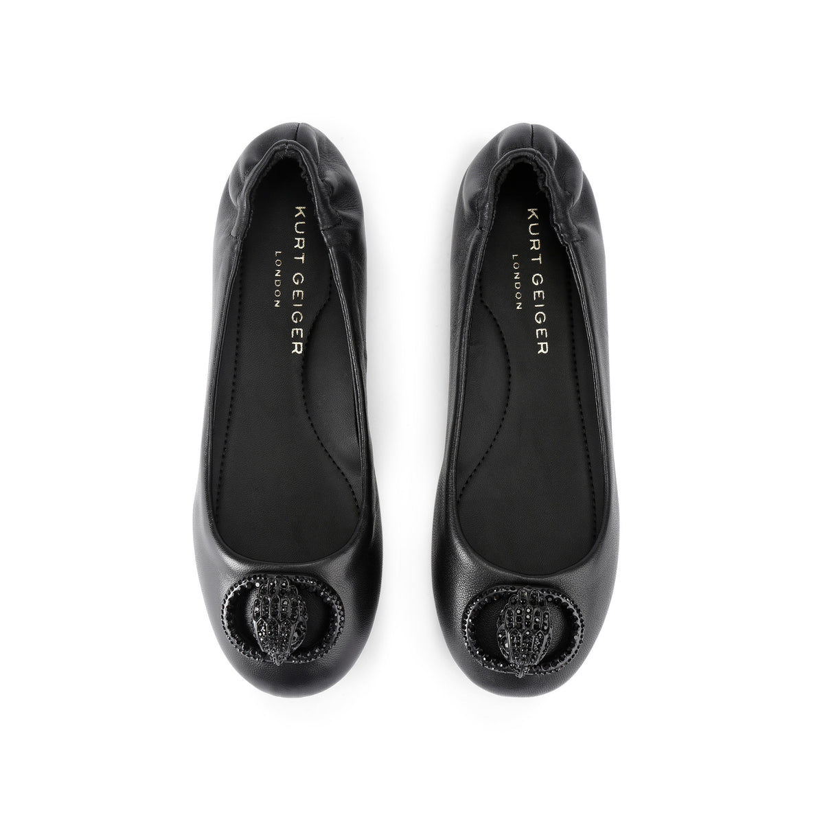 Kurt Geiger | Bailarinas Chelsea de Piel Negra