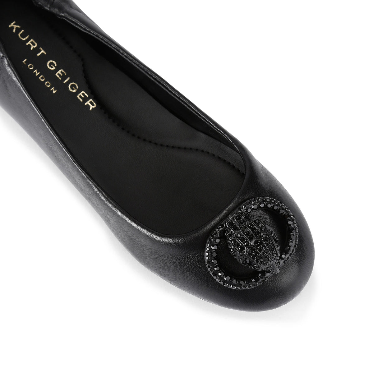 Kurt Geiger | Bailarinas Chelsea de Piel Negra