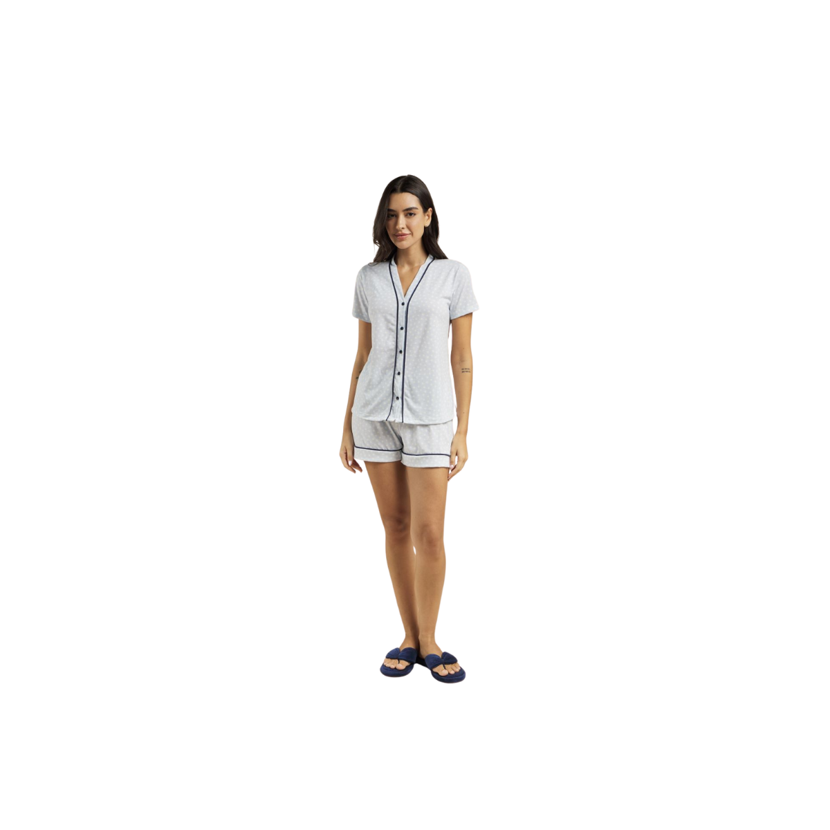 Anna Kock | Pijama Camisaria Manga Corta