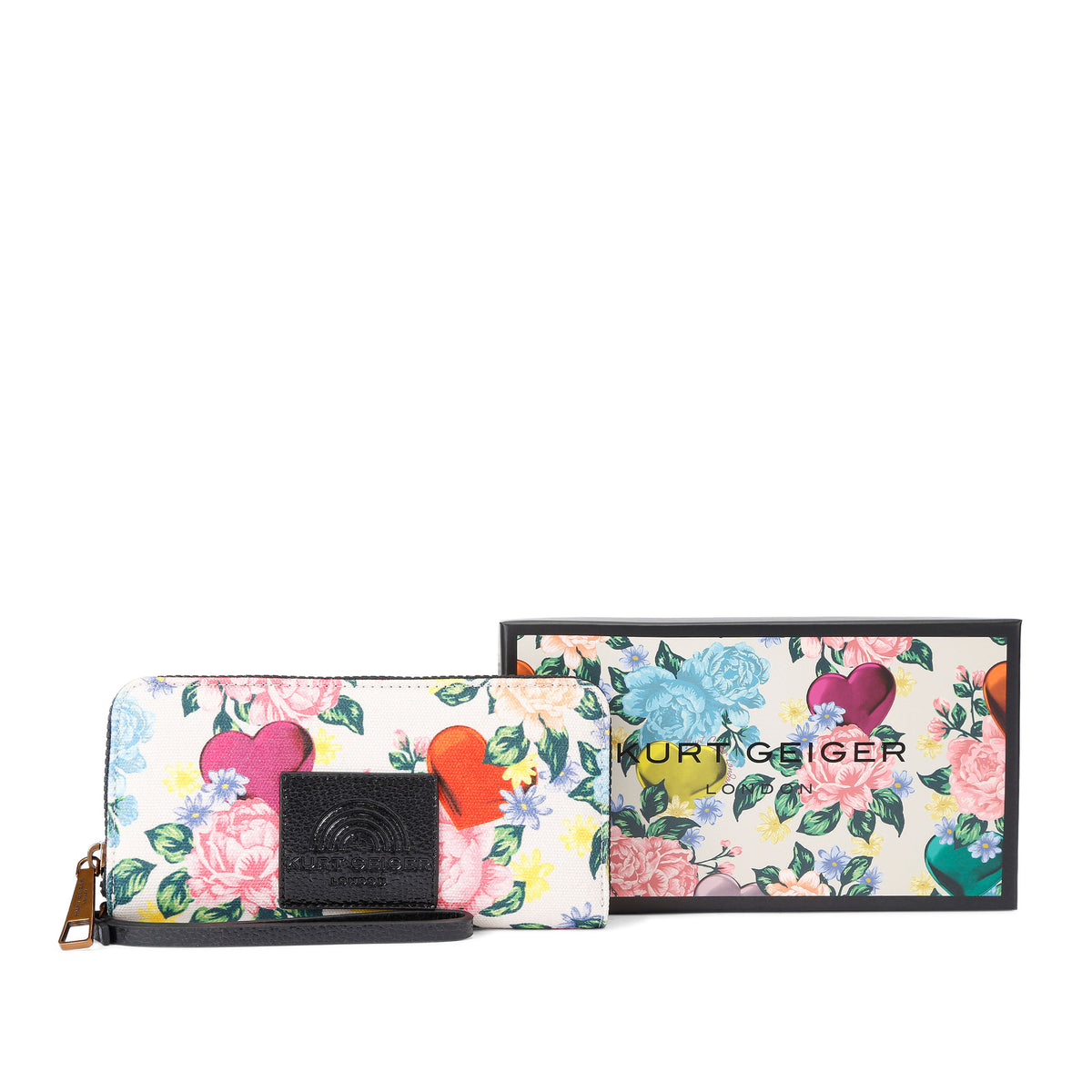 Kurt Geiger | Cartera Southbank Zip Around Floral