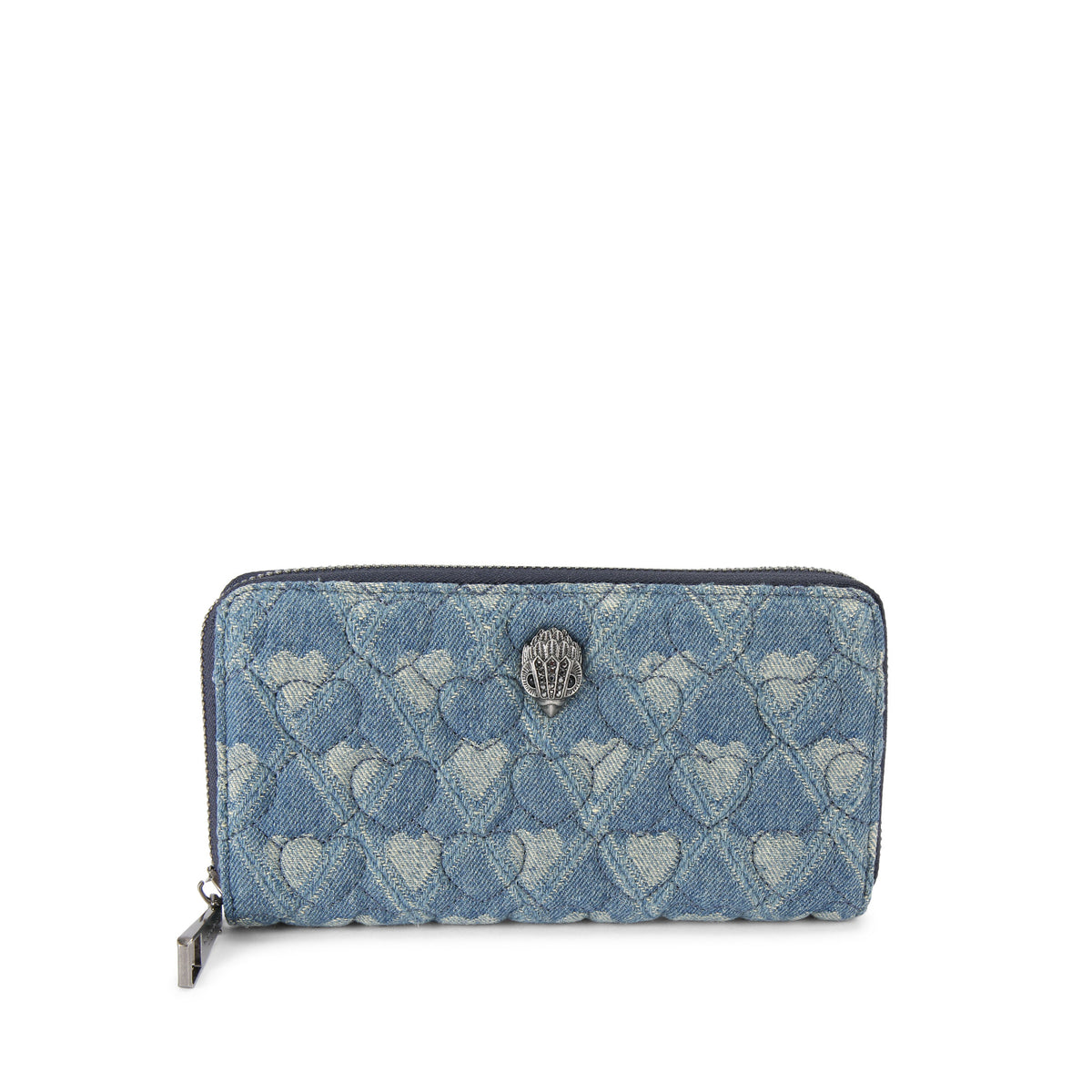Kurt Geiger | Cartera Kensington Zip Around de Denim Azul