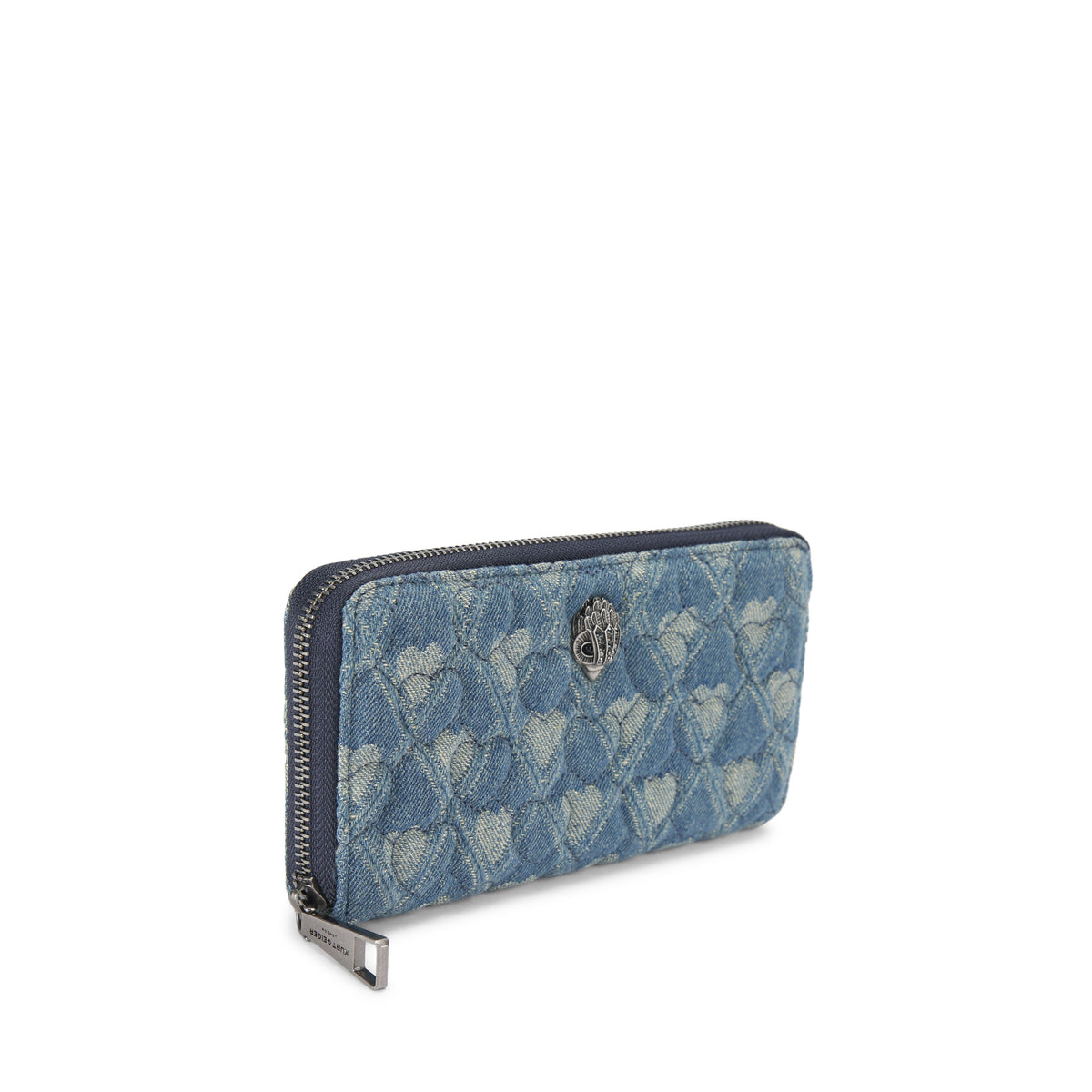 Kurt Geiger | Cartera Kensington Zip Around de Denim Azul