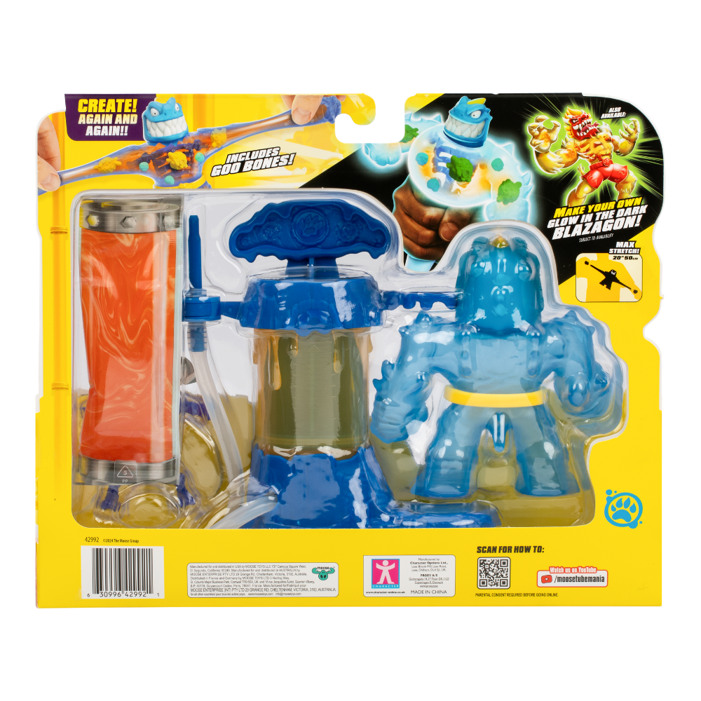 Goo Jit Zu  | Goo Jit Zu Meteor Madness Glow Set Creador Héroe X 1 Surt.