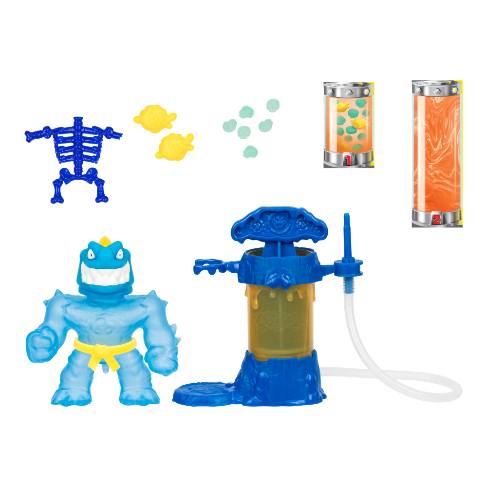 Goo Jit Zu  | Goo Jit Zu Meteor Madness Glow Set Creador Héroe X 1 Surt.