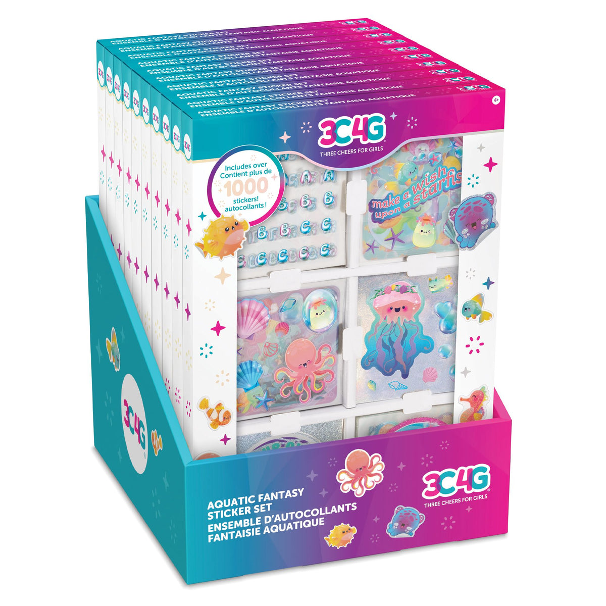 3C4G | Juego de Calcomanías de Fantasía Acuática