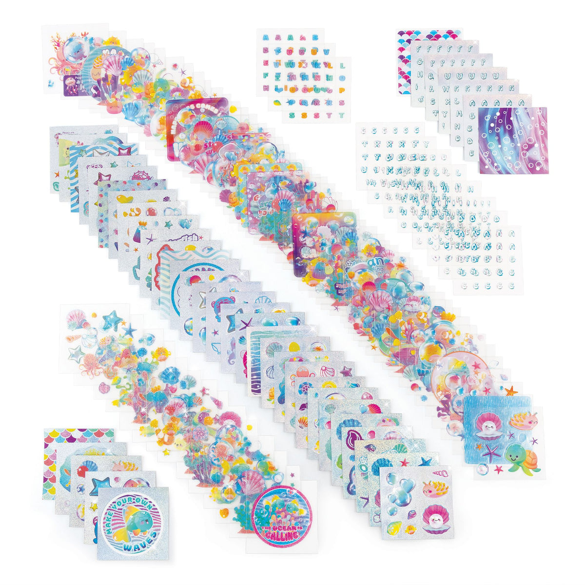 3C4G | Juego de Calcomanías de Fantasía Acuática