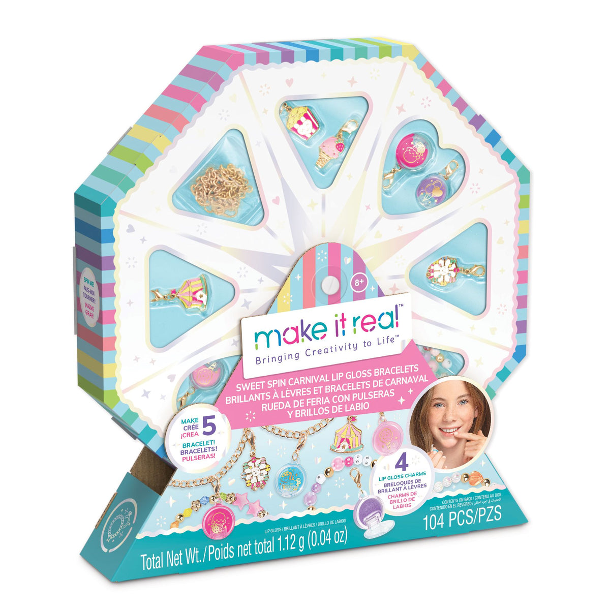 Make It Real | Pulseras Brillo Labial Sweet Spin Carnaval