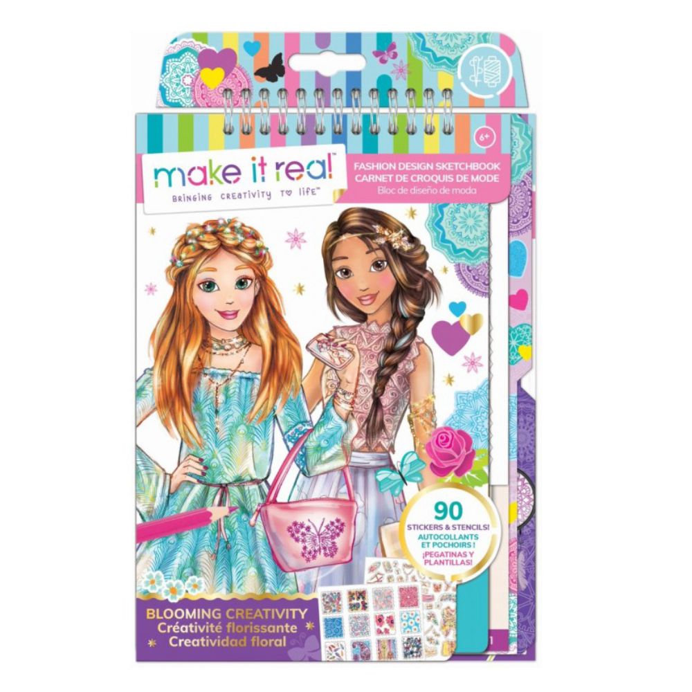 Make It Real | Bloc de Diseño de Moda Creatividad Floral