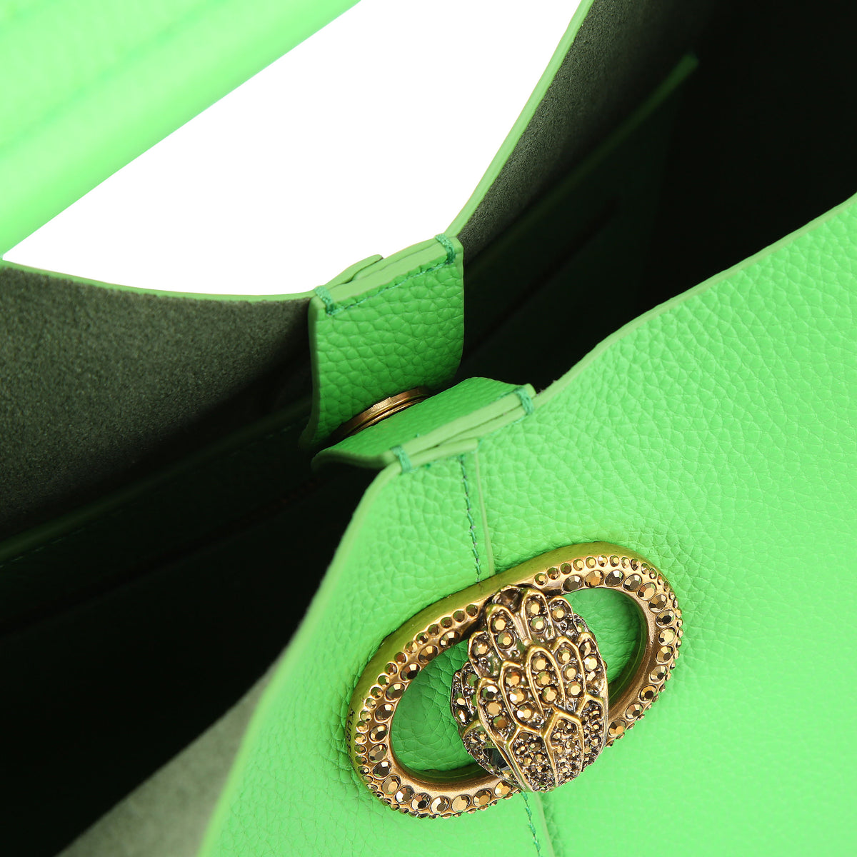 Kurt Geiger | Bolso Hobo Grande Chelsea de Piel Verde