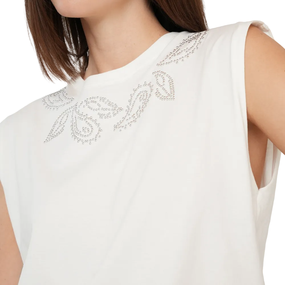 Naf Naf | Camiseta Con Hojas En Taches