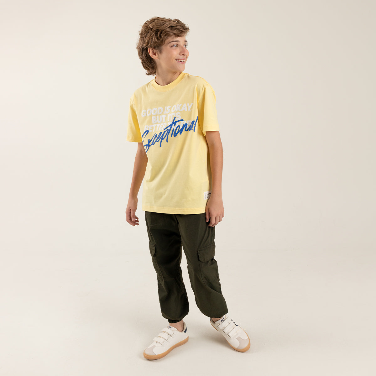 Offcorss |Camiseta con slogan para niño