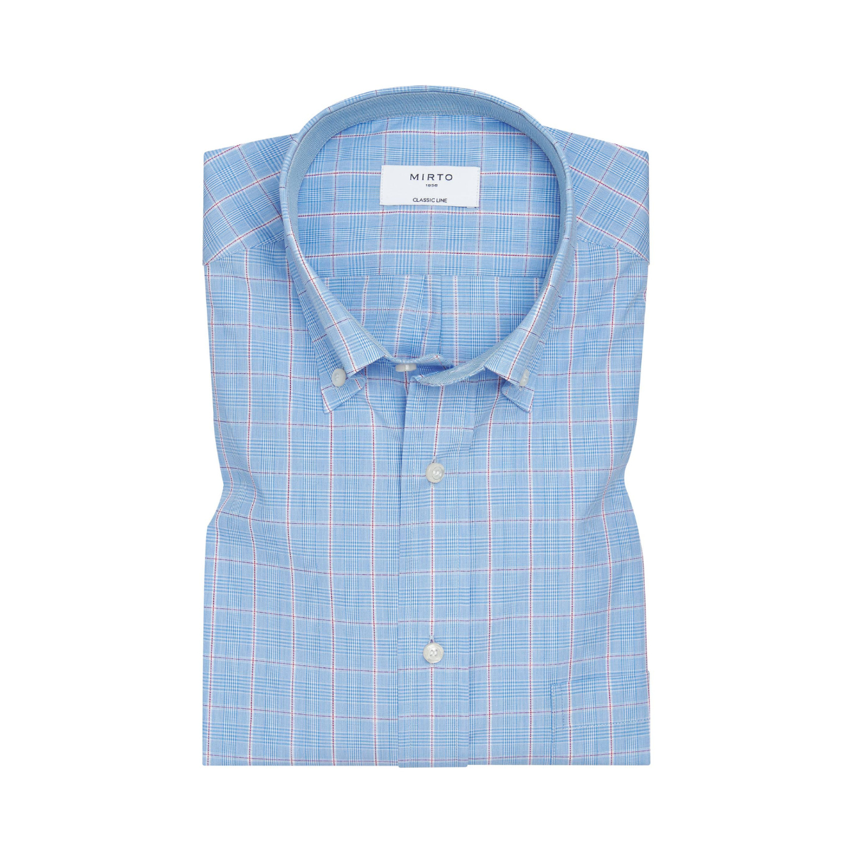 Camisa Casual Manga Larga a Cuadros