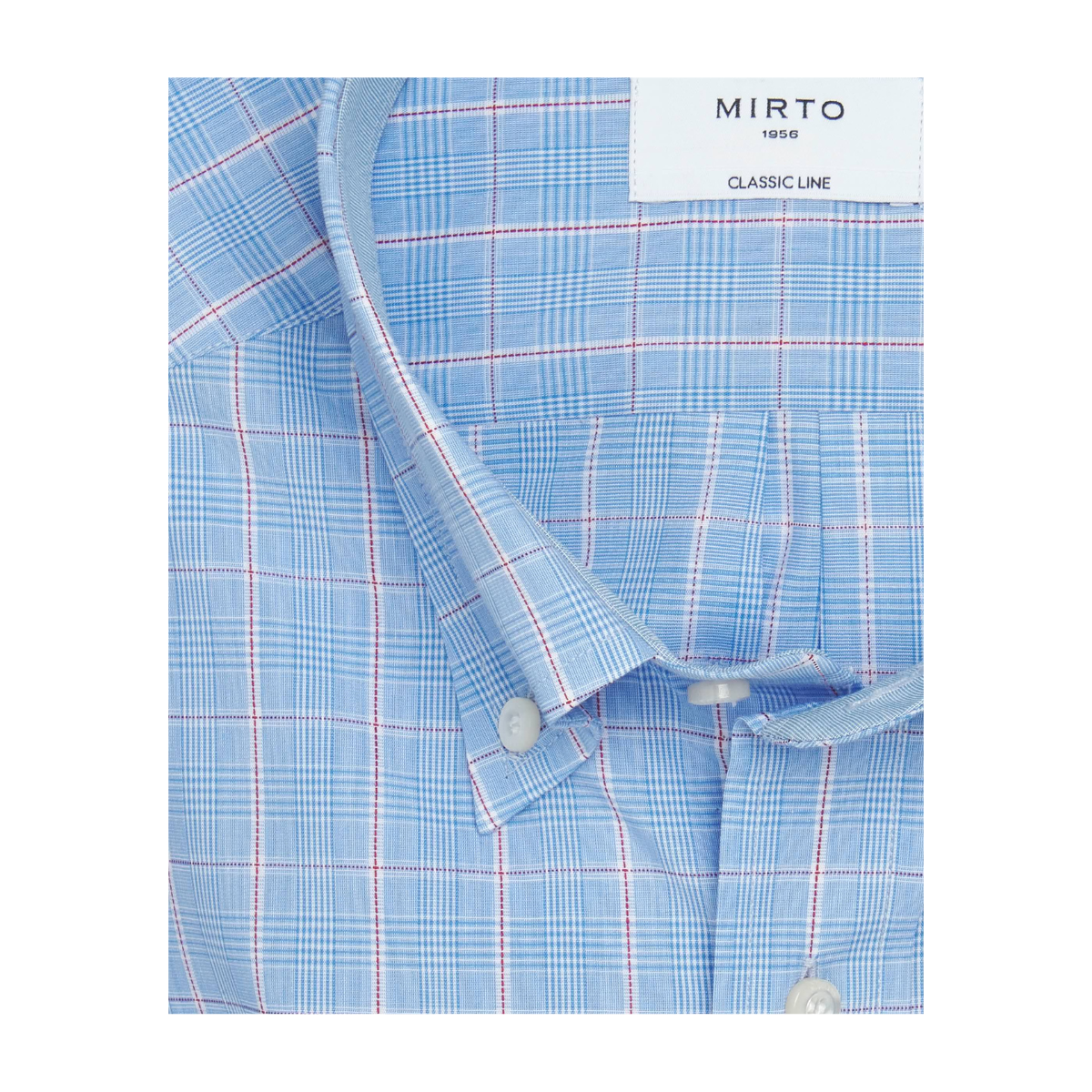 Camisa Casual Manga Larga a Cuadros