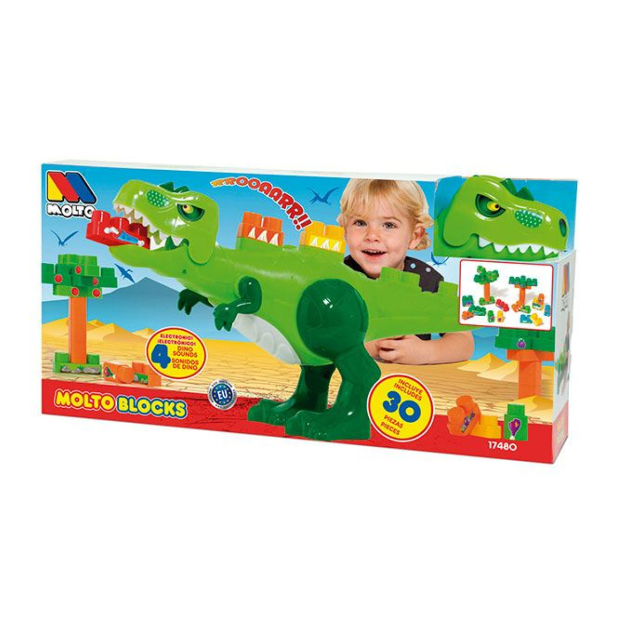 Molto | Dino Blocks 30 Piezas