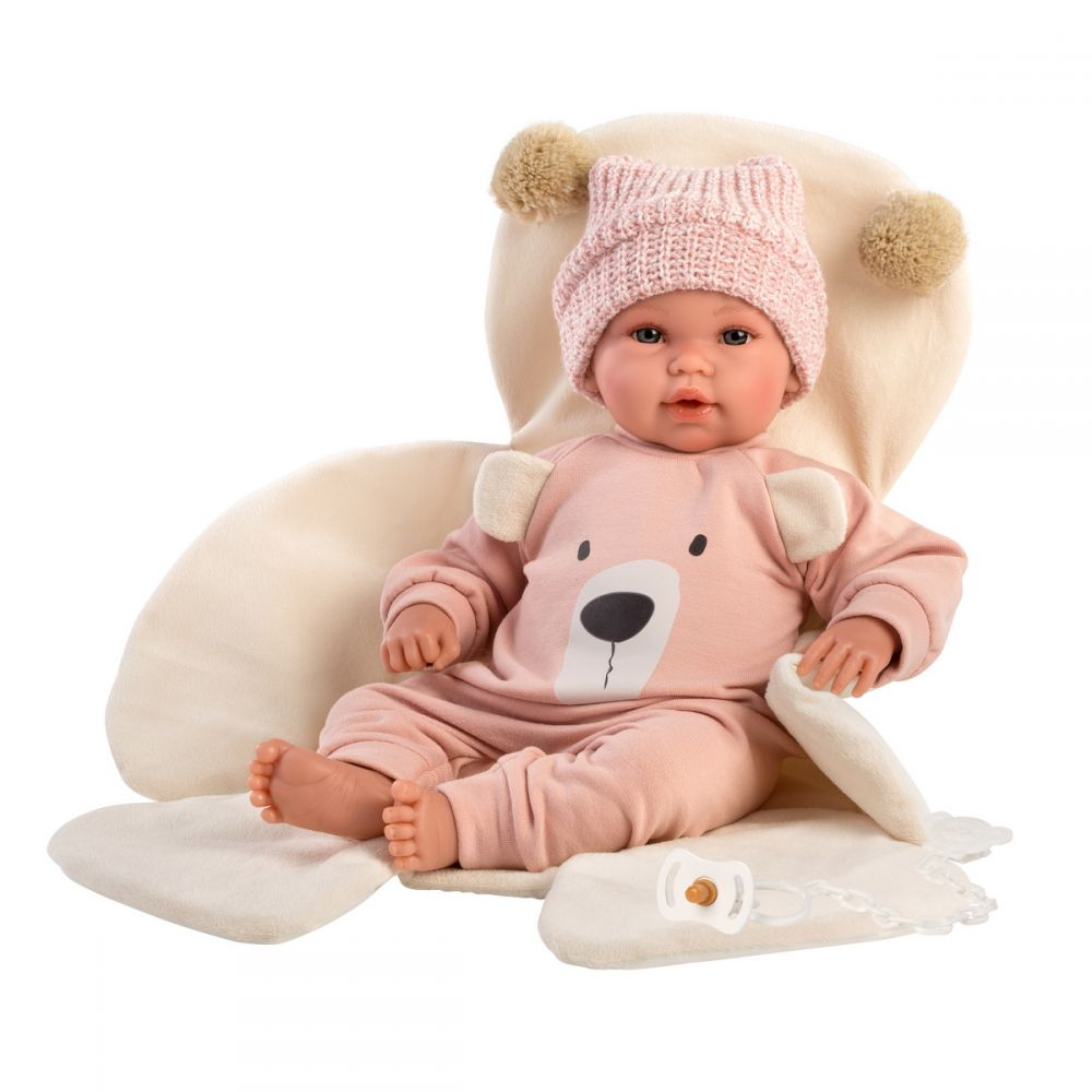 Llorens | Recién Nacida Osito de Peluche Rosa