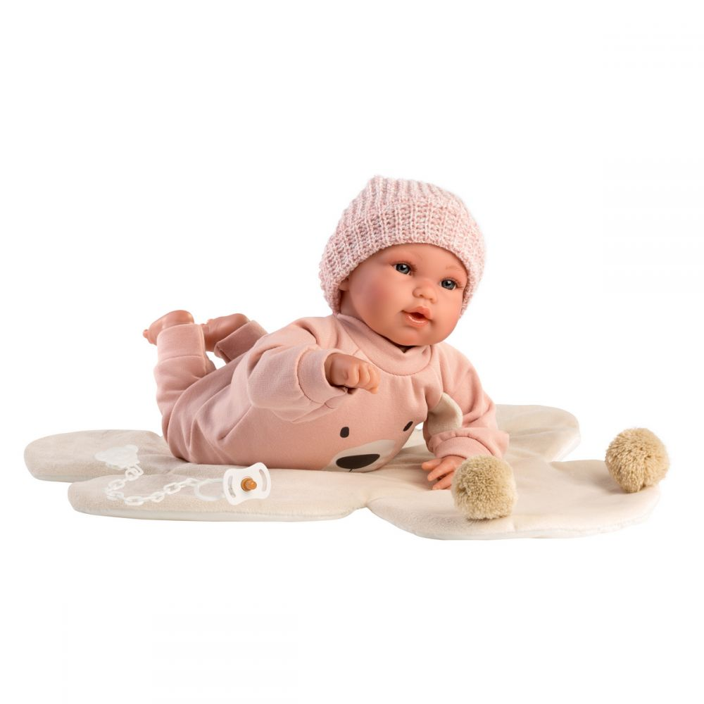 Llorens | Recién Nacida Osito de Peluche Rosa