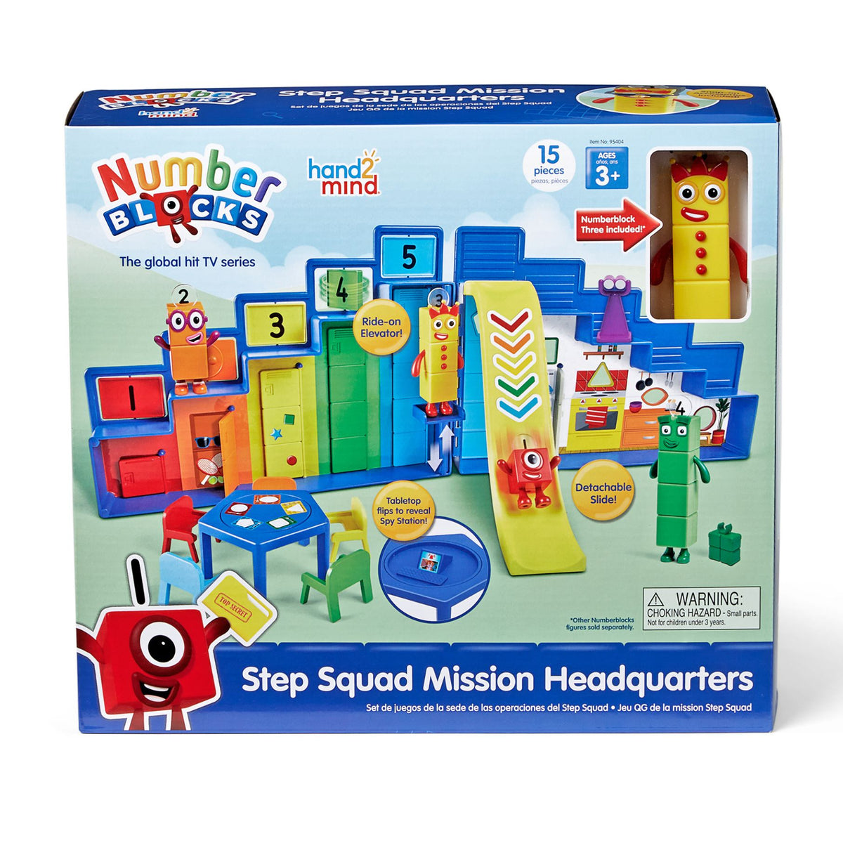 Numberblocks | Set de juego de la sede de la misión del escuadrón de pasos Numberblocks®