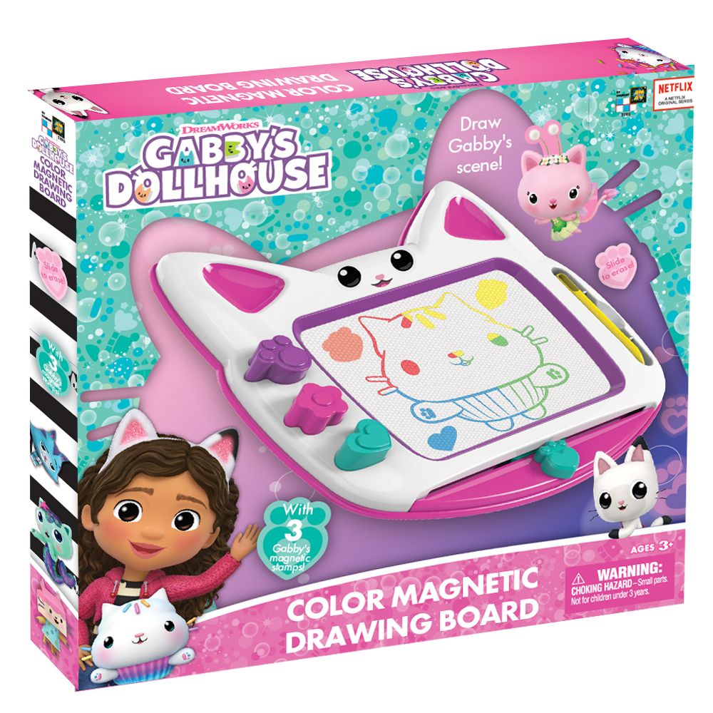Gabby&#39;s Dollhouse | Tablero Magnético de Colores
