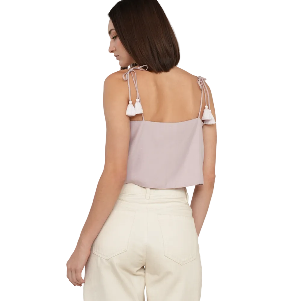 Naf Naf | Camisa Con Borlas En Tiras