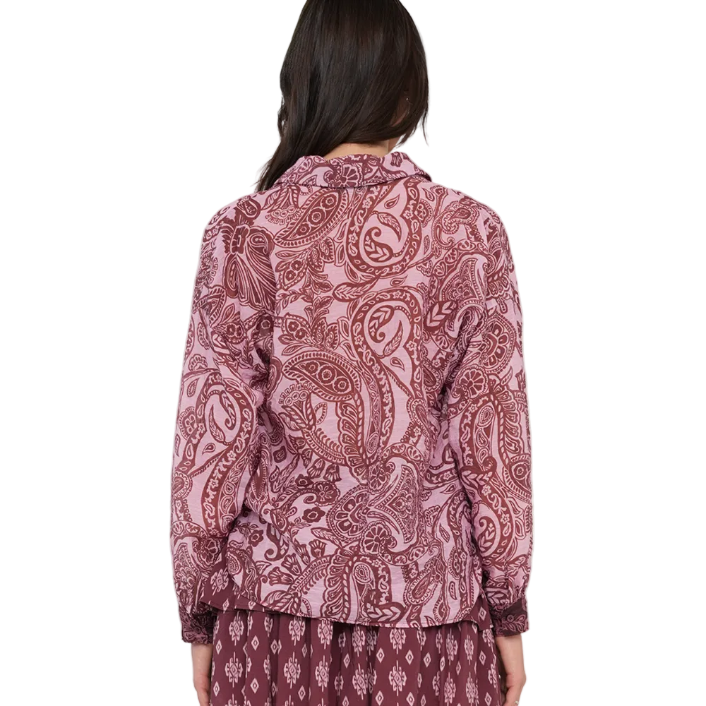 Naf Naf | Camisa Estampada Manga Larga