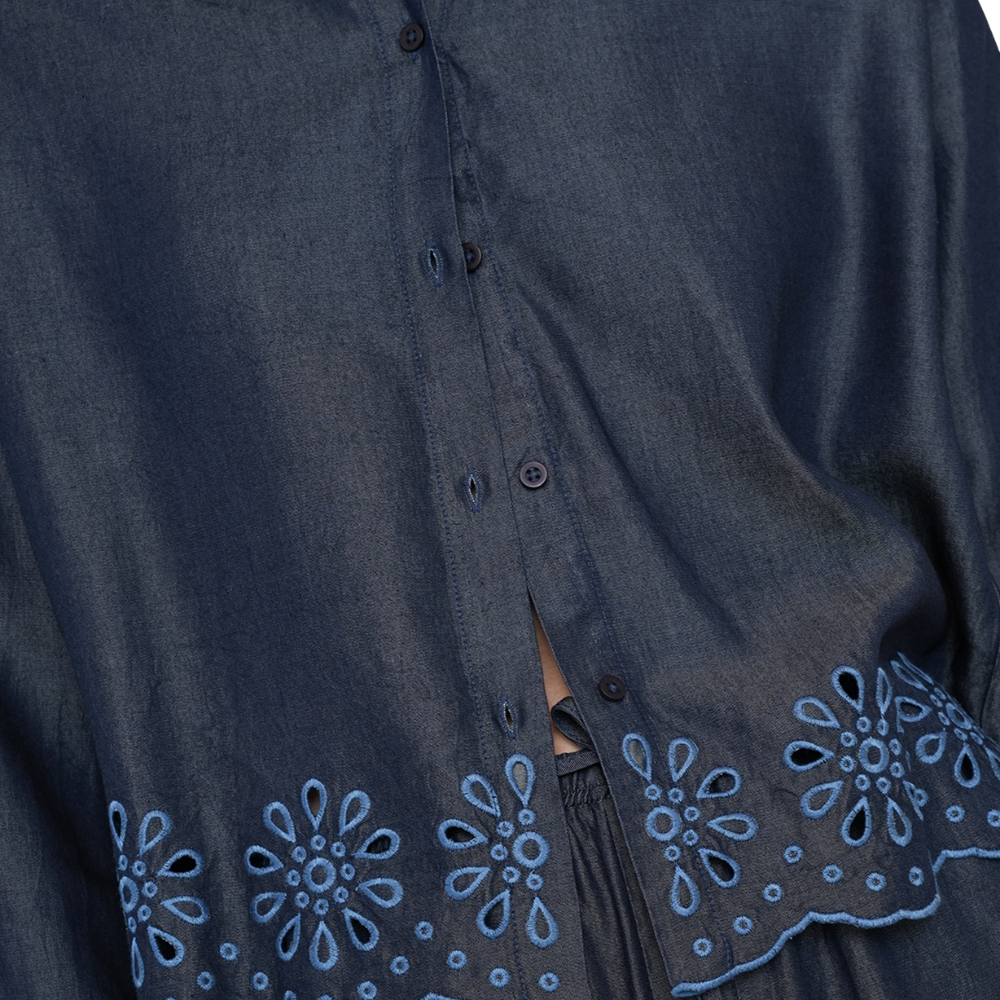 Naf Naf | Camisa Con Bordado Floral