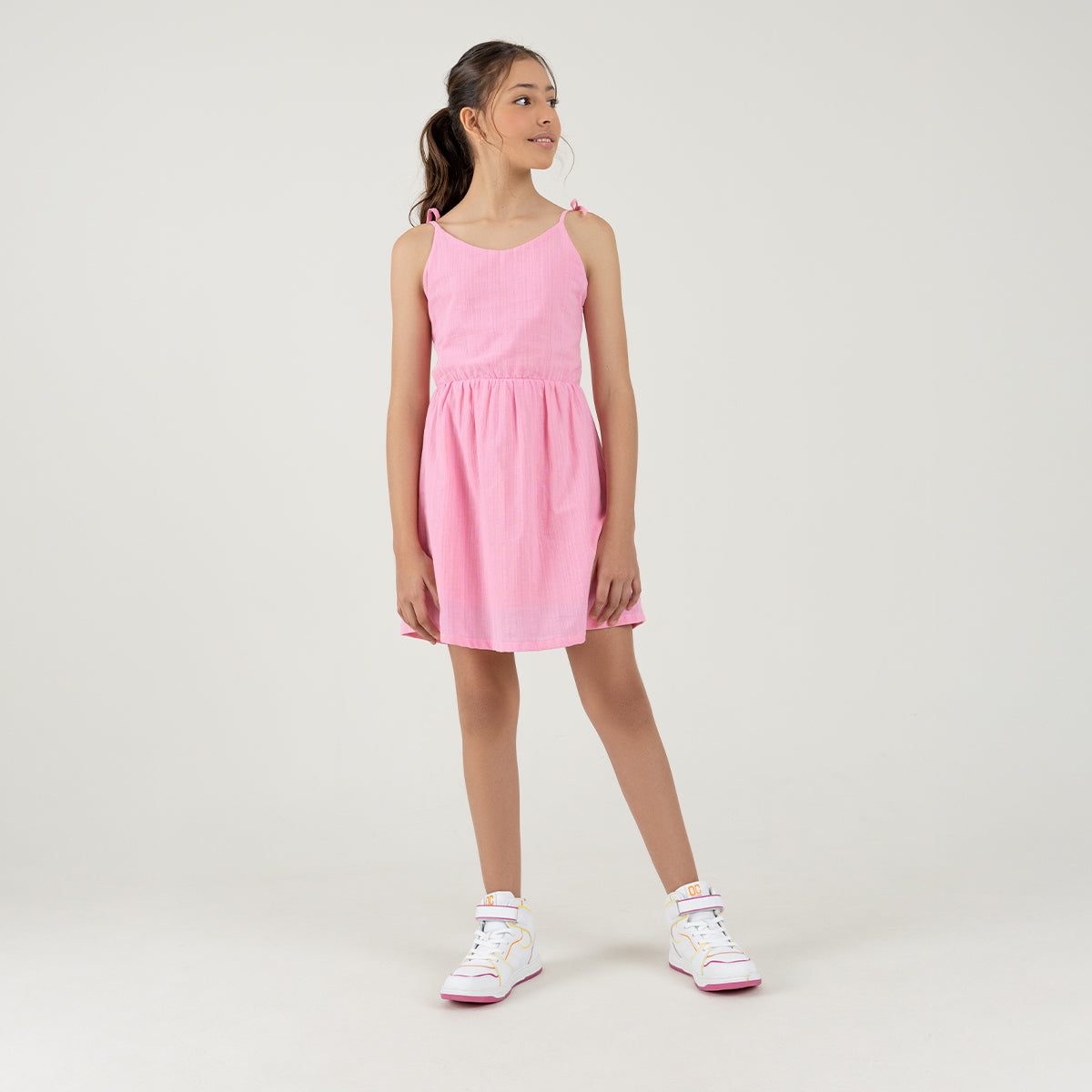 Offcorss | Vestido de tiras para niña  con detalle en la espalda
