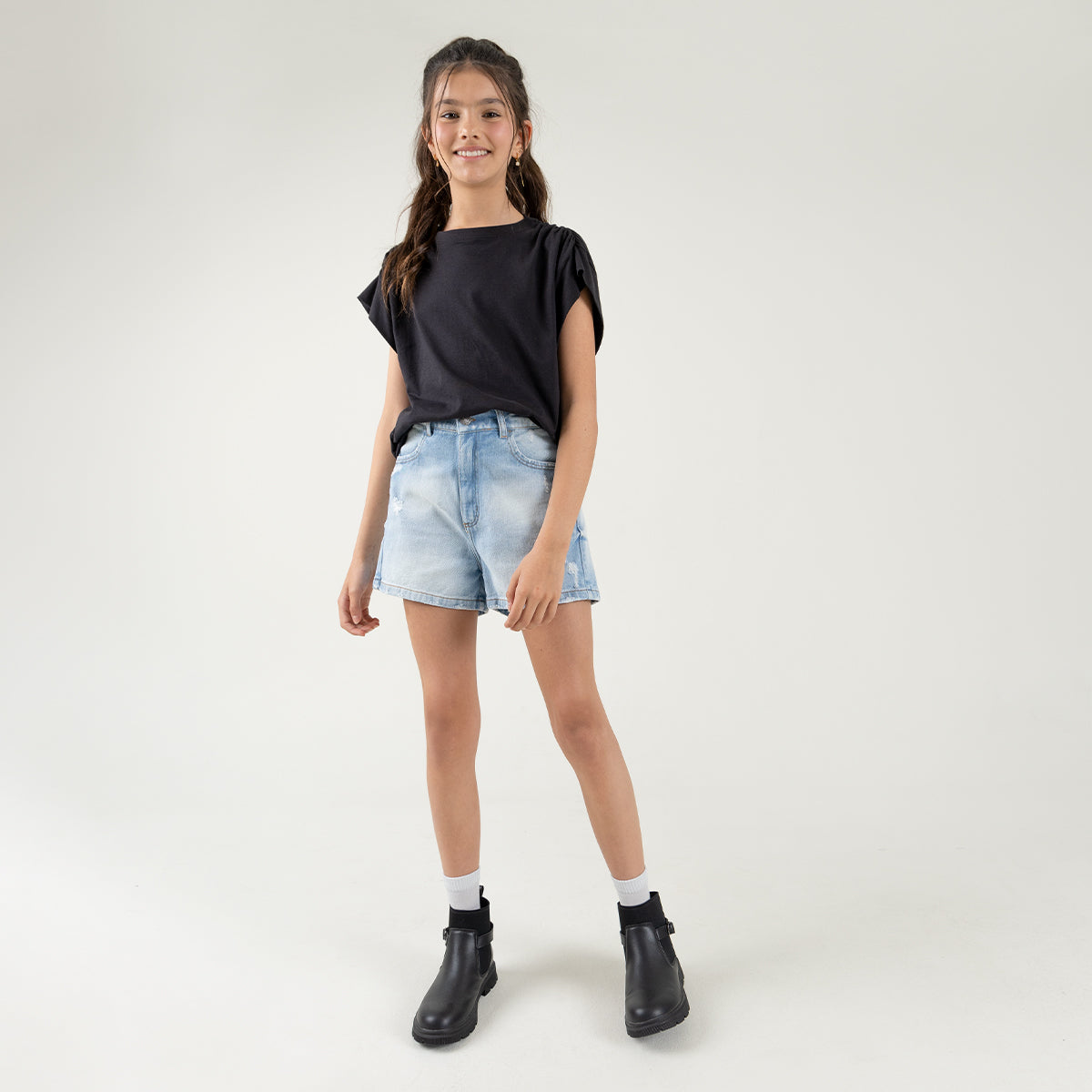 Offcorss | Short con bolsillos para niña