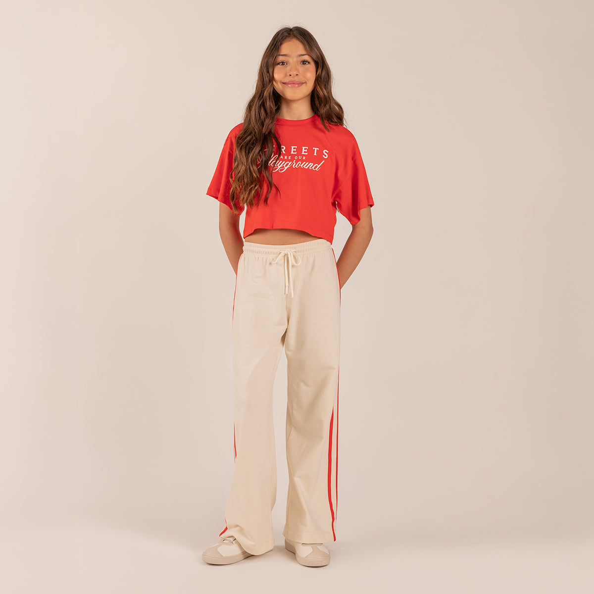 Offcorss | Conjunto para niña de camiseta y sudadera