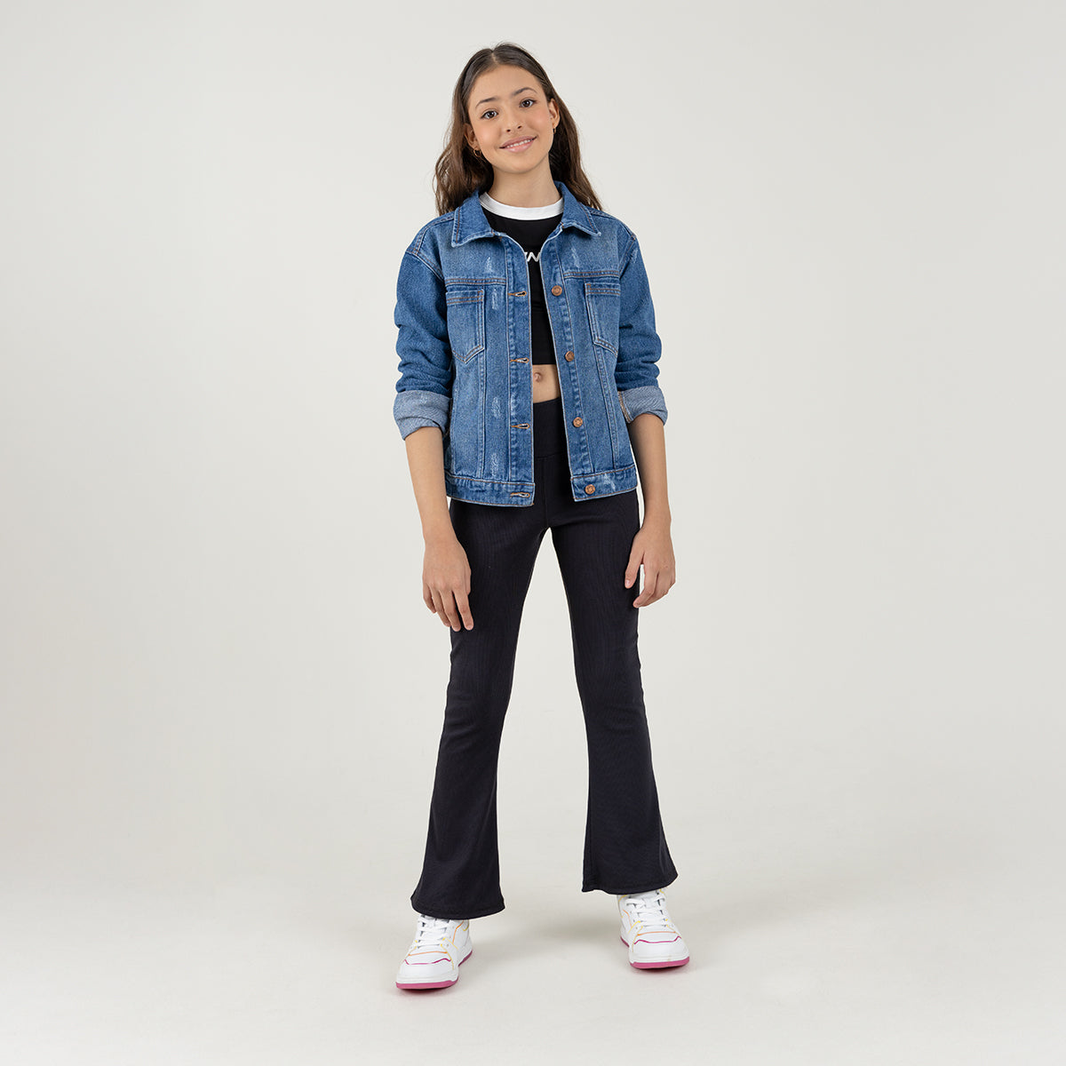 Offcorss | Chaqueta en denim para niña
