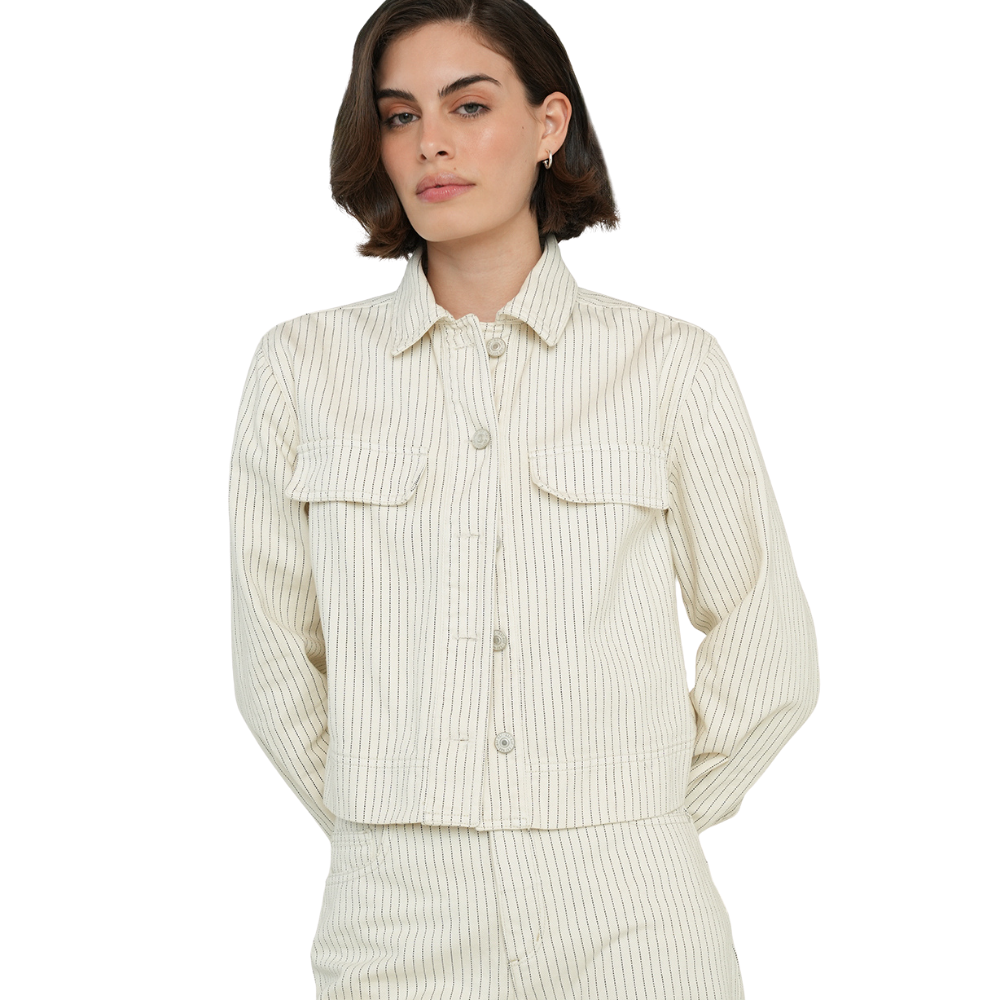 Naf Naf | Chaqueta Clásica A Rayas