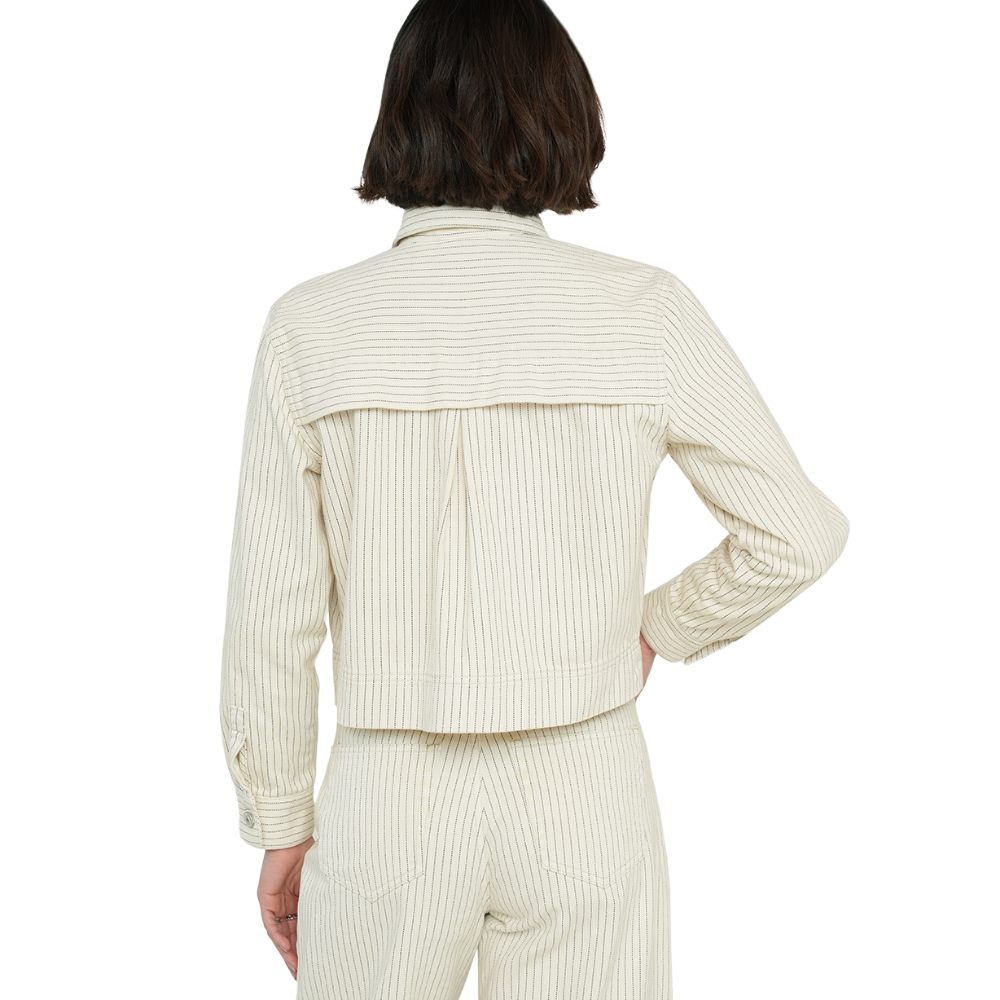 Naf Naf | Chaqueta Clásica A Rayas