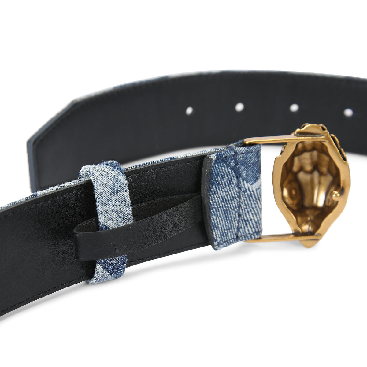 Kurt Geiger | Cinturón Kensington 38 de Denim Azul